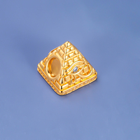 Breloques Pan en argent plaqué or, motifs Égyptiens, Œil protecteur, Triangle, Pyramide, Perle, compatibles avec bracelet original, cadeau de remise de diplôme, Berluque