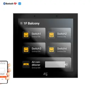 Tuya Smart Home Zigbee3.0ゲートウェイWifizigbeeBluetoothスマートセントラルコントロールパネル4インチタッチスクリーン