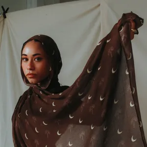 In Modal vải hijab khăn phụ nữ hồi giáo Modal TR cotton hijab khăn