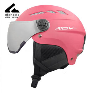 Настраиваемый двойной спортивный лыжный и сноубордический шлем с козырьком из материала ABS + EPS S <span class=keywords><strong>M</strong></span> L XL размера XXL CE EN1077 сертифицированные взрослые дети - Product Image 2