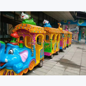 <span class=keywords><strong>Tren</strong></span> Eléctrico Sin Rieles KANGYA ET01, Atracción Turística Eléctrica para Exteriores, Sin Rieles, para Parques Infantiles, Capacidad >500kg, Gran Venta - Product Image 1