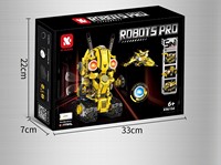 Bloques de Construcción de Robots Programables, Control Remoto Eléctrico, Megatron Transformable Cinco en Uno, Ensamblaje Educativo