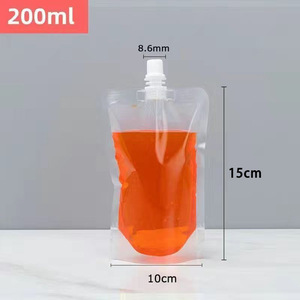 Bolsa de Plástico para Bebidas con Boquilla de Succión Gruesa <span class=keywords><strong>MU</strong></span>, Bolsa de Plástico para Bebidas de Supermercado, Bolsa de Plástico para Compras - Product Image 4