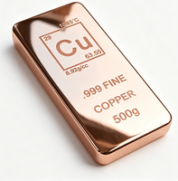 Barres de Cuivre Pur à 99% à Bon Prix, Lingots de Cuivre Personnalisables, Cuivre Sans Oxygène Gravable, Tiges de Cuivre Pur à 99%