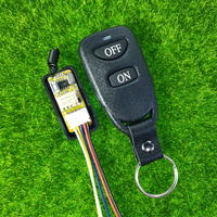 433mhz sans fil RF télécommande DC5V 9V 12V 1CH Mini relais commutateur LED lampe contrôleur Micro récepteur émetteur bricolage