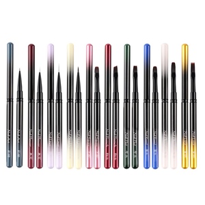 Factory Wholesale High-quality Nail <b>Brushes</b> Personal Brand Customized Nail Art <b>Brushes</b> Metal Pen Holders for Nail Salons - Product Image 1