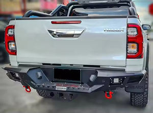 Rocco 2021 Parachoques trasero Barra de parachoques de acero Parachoques de coche Auto Body HM <span class=keywords><strong>Hilux</strong></span> Revo Rocco Steel Auto Lighting Parts Tamaño estándar - Product Image 3