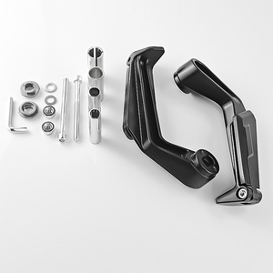 Espejo Retrovisor Qiangye con Protectores de Manos Negros para Motocicleta y Vehículo Eléctrico - Product Image 1