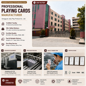 <span class=keywords><strong>Jeu</strong></span> <span class=keywords><strong>de</strong></span> cartes à jouer en <span class=keywords><strong>plastique</strong></span> PVC 100% personnalisé en usine, imperméable, standard casino - Product Image 6