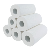 Rouleau de papier absorbant et essuie-tout de cuisine 2 plis, 70 feuilles, haute absorption d'huile, en pâte de bois vierge, pour usage domestique, économique et personnalisable