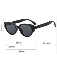 Lunettes de soleil œil de chat pour femmes, tendance, pas chères, vente en gros, classiques, populaires, en plastique