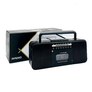 Reproductor de Casetes Portátil Retro con Altavoces Dobles, Radio FM Vintage con Bluetooth, Ideal para el Hogar, Reuniones y Aprendizaje - Product Image 6