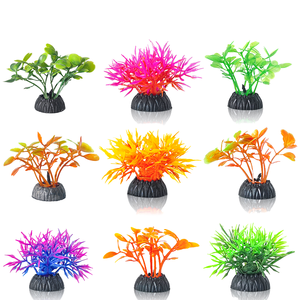 Plantes aquatiques de haute qualité décoration d'aquarium Offre Spéciale jonc de mer avec Base en plastique acrylique et approvisionnement de paysage de réservoir de poissons PC - Product Image 1