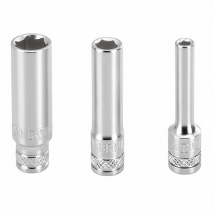 Fervi Long Hexagon <b>Socket</b> Wrench 6mm 8mm 10mm Chrome Vanadium Steel - Product Image 2