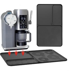 Tapis antidérapant en silicone avec rainure de drainage, tapis de cuisine pour accessoires de machine à crème glacée <span class=keywords><strong>Ninja</strong></span> NC700/701 - Product Image 6
