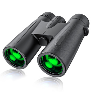 Prismáticos a prueba de agua 12x42 HD, gran oferta, lente de prisma Bak4, binoculares potentes para adultos, precio de fábrica OEM con pesca - Product Image 1