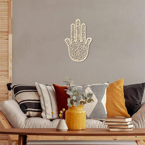 Tailai Best seller Hamsa geometria sacra decorazione della <span class=keywords><strong>parete</strong></span> per la meditazione domestica scultura <span class=keywords><strong>in</strong></span> <span class=keywords><strong>legno</strong></span> naturale simbolo della <span class=keywords><strong>parete</strong></span> decorazione spirituale - Product Image 2