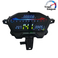 Untuk Honda Click 125 V2/v3 Click150 Versi LED Merah Biru Speedometer Digital Lengkap Tachometer Digital LED