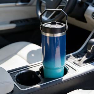Pronta per la Spedizione: Tazza Termica da Viaggio in Acciaio Inox a Doppia Parete da 900ml con Manico per <span class=keywords><strong>E</strong></span>-commerce - Product Image 5