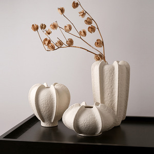Jarrón de Cerámica de Jingdezhen, Estilo Medieval, Adorno de Flores Silenciosas, Flor Artificial, Decoración <span class=keywords><strong>para</strong></span> el Hogar, <span class=keywords><strong>para</strong></span> Bodas, <span class=keywords><strong>Cumpleaños</strong></span>, Inauguración de Casa - Product Image 1