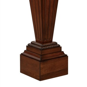 <span class=keywords><strong>Colonne</strong></span> de sculpture sur bois massif rétrospective pour mariages Base de mariage de route élégante porte-fleurs décoration de scène de fête décor à la maison - Product Image 4