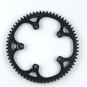 Exercise eBike Spinning Bikes Belt Drive System Front Wheel Chain Ring Pulley Sprocket 52T 130 BCD Bike Bicycle Parts