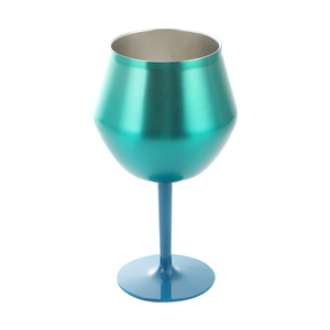 Stemmed <b>Wine</b> Glass Stainless Steel Insulated Red Party <b>Goblet</b> - Product Image 4