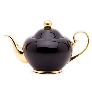 Gold Plated Handcrafted Metal <b>Teapot</b> - Product Image 1