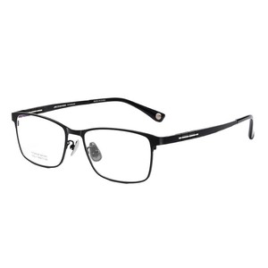 Occhiali da vista da uomo Maike L casual business, montatura quadrata completa in titanio puro ultraleggero con motivo geometrico, placcatura IP Shenzhen - Product Image 1