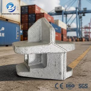 Conector de Amarre Cónico Bloqueable ZHIHONG para Contenedores, de Acero Forjado <span class=keywords><strong>Galvanizado</strong></span>, para Piezas de Contenedores Marítimos - Product Image 3