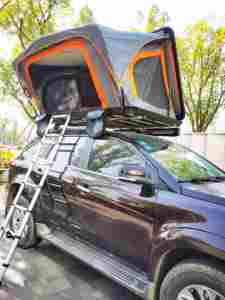 Tentes <span class=keywords><strong>de</strong></span> randonnée pliantes étanches et portables personnalisées, à coque dure, SUV familiaux <span class=keywords><strong>de</strong></span> luxe, pour glamping sur le <span class=keywords><strong>toit</strong></span>, tentes <span class=keywords><strong>de</strong></span> camping d'extérieur - Product Image 5