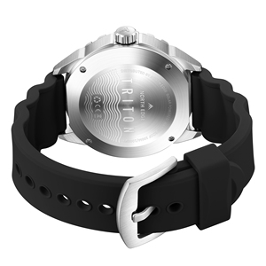 Orologio da Polso North Edge TRITON di Lusso a Energia Solare, Quarzo, Sportivo, Impermeabile 300m, per Immersioni Profonde, con Cinturino in Silicone per <span class=keywords><strong>Uomo</strong></span> - Product Image 4
