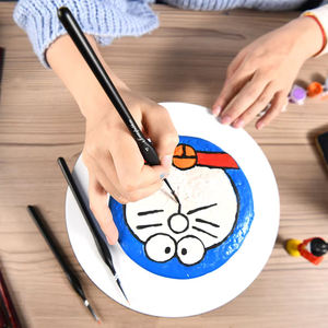 Juego de pinceles de nailon para detalles finos, pinceles de arte en miniatura para cara acrílica, uñas, dibujo en línea, 10 Uds. - Product Image 4