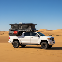 Caravane de voyage légère en aluminium sur mesure pour 4 personnes, imperméable, moderne, pour pick-up 4x4