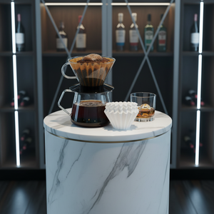 Filtro de Café Redondo Desechable de Madera <span class=keywords><strong>KAIKE</strong></span> para Uso Comercial, Cesta Original para Café de Goteo Estilo Americano - Product Image 4