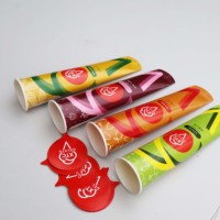 Contenants d'emballage pour crème glacée en gros, conception personnalisée, tubes Calippo, gobelets à presser, emballages pour bâtonnets de glace, tubes pour sucettes glacées