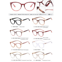 82162 Nouvelles Lunettes Optiques Anti-Lumière Bleue Monture Œil de Chat Mignonne pour Femmes Brillantes Colorées Tendance Logo Personnalisé 2026