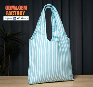 Reusable <b>Canvas</b> Vest <b>Bag</b> <b>Large</b> Capacity Shoulder <b>Bag</b> for Grocery Beach Travel Daily Use - Product Image 1