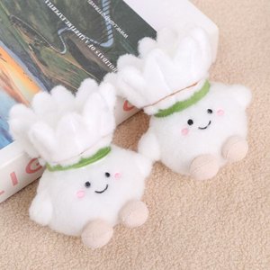 Creative Cotton Filled <strong>Washed</strong> Ball Doll Creative Badminton Pendant Keychain Cute Keychain Toy for Stress Relief Soft Fufu - Product Image 4