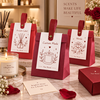 Bedruckte Papier-Geschenktüte mit Vordereinschlag, Oberer Tragegriff, Kleinproduktverpackung, Private Label