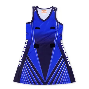 La qualità all'ingrosso del prodotto Premium personalizzazione Netball uniforme Best seller Sport Wear Netball uniforme vestito uniforme