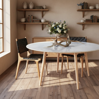 Chaise de salle à manger en bois massif tressé, style nordique, moderne, rétro, simple, avec dossier, pour la maison, l'hôtel, le salon, non pliable