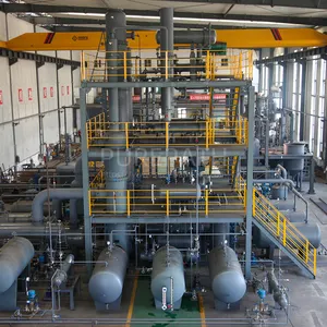 Waste Used Engine Oil Distillation To API Group I+ Base Oil Machine Vacuum System