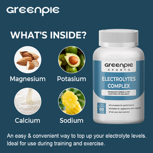 Suplemen Elektrolit dan Vitamin D Greenpie OEM Nutrisi Olahraga Ketahanan Kapsul Elektrolit Lari - Product Image 6
