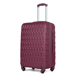 Buona scelta per tutte le età trolley da viaggio con guscio rigido valigia in gomma impermeabile resistente ABS + PC - Product Image 5