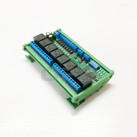 CAROB08 DC 12V/24V 8-CH DI-DO 2 en 1 CAN/RS485 BUS RS485 Modbus RTU PLC IO Module de carte d'extension CAROB08