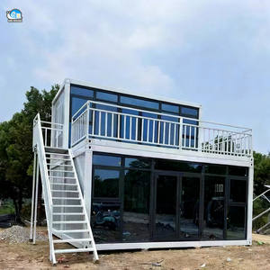 Лидер продаж, индивидуальный отель, жилой сборный дом с двойным остеклением, хорошее освещение, быстрая сборка контейнерного дома - Product Image 1