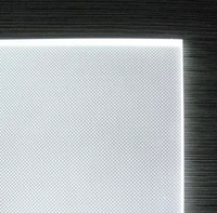 Feuille de guide de lumière Panneau acrylique Lgp Feuille acrylique transparente Découpe laser Feuille de guide de lumière LED