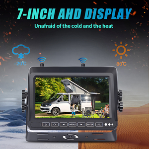 7 pollici HD 720P Wireless retrovisore retrovisore Monitor impermeabile IP68 Video di visione notturna per rimorchi <span class=keywords><strong>camper</strong></span> auto RVs - Product Image 6