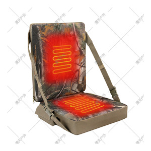 Heated Portable Seat <b>Cushion</b> Camouflage Outdoor Camping Thickened Stain Resistant With Adjustable Straps - Product Image 1